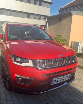 Jeep Compass cena 74800 przebieg: 99000, rok produkcji 2017 z Warszawa małe 46